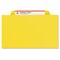 Smead Pressboard Folder, 1/3 Cut, Yellow, PK25, Size: Letter 21562 - alternate 3